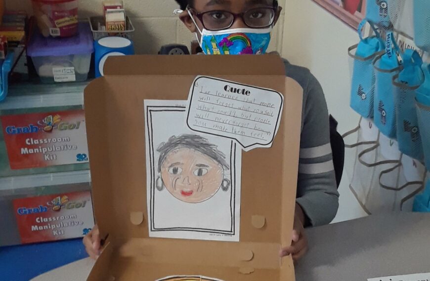 Pizza boxes and paper quilts? How Washington Elementary kids learn Black history