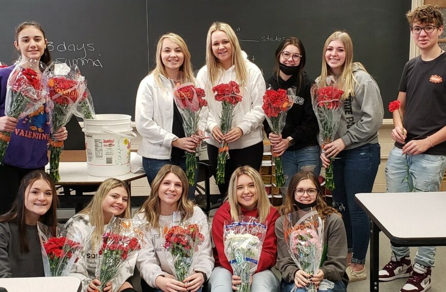 Annual FBLA carnation sale spreads kindness