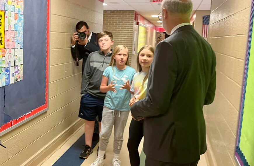 Gov. Wolf visits Marion-Walker during press conference on rural broadband internet access