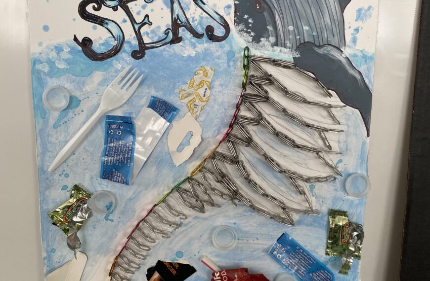 Upcycling changes trash to art