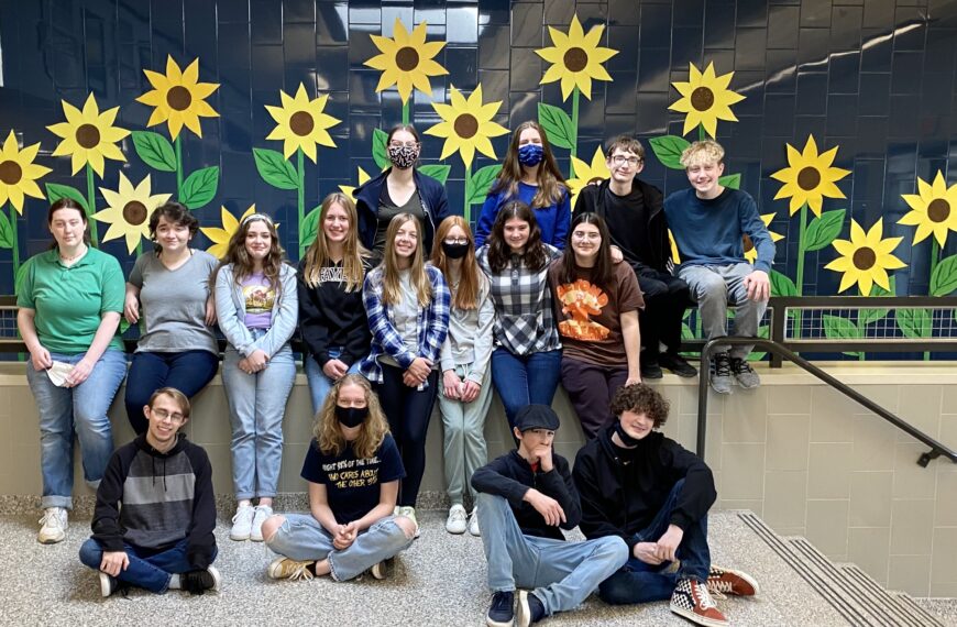 Art Club shows support for Ukraine
