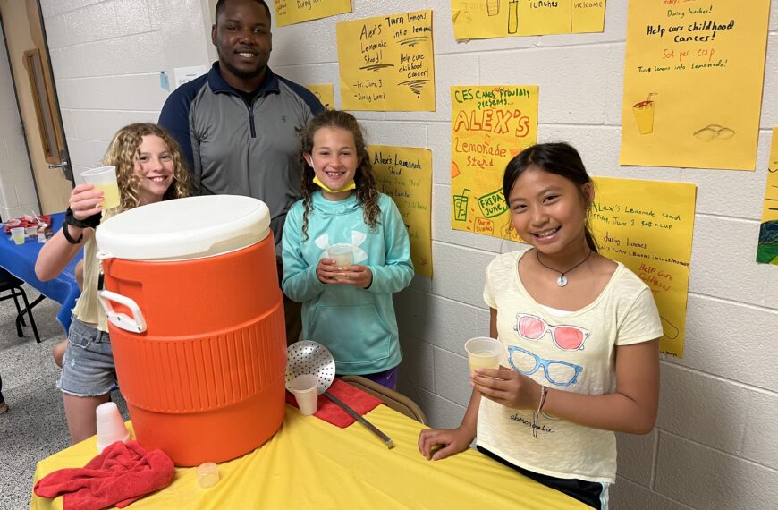 CES Cares club raises funds for childhood cancer