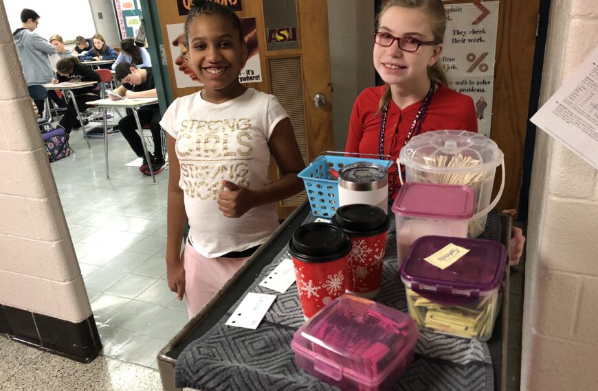 Coffee cart makes daily stops at Colonial Middle School