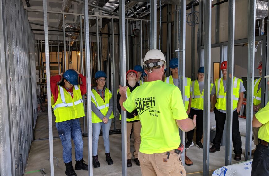 Pequea Valley’s Core Academy tours construction site