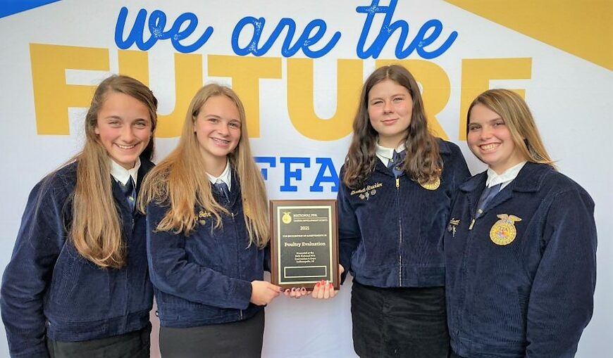 Penn Manor FFA poultry team places among top 10 in the nation