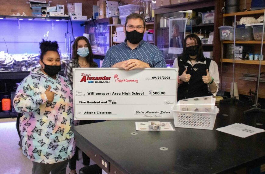 Partnership helps to fund classroom needs