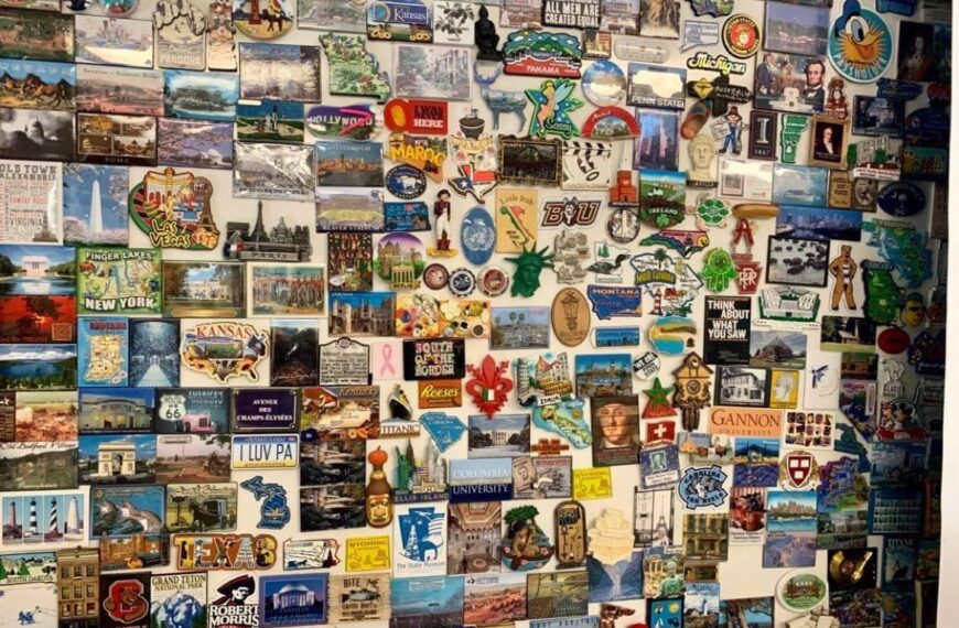 Teacher documents journeys with magnets