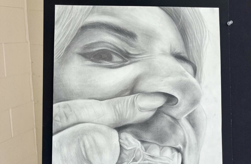 High school junior aspires to have a career in the visual arts