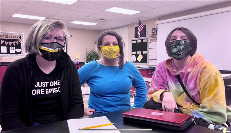 Destination Imagination team preparing for spring competition