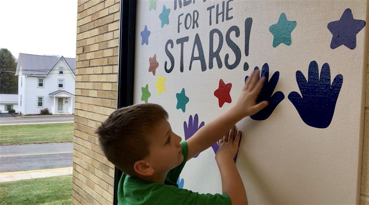 Sensory walk a new feature at Pleasant Gap Elementary School