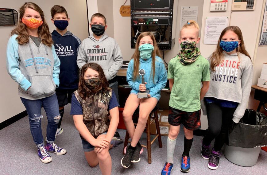 Students bring excitement during morning announcements