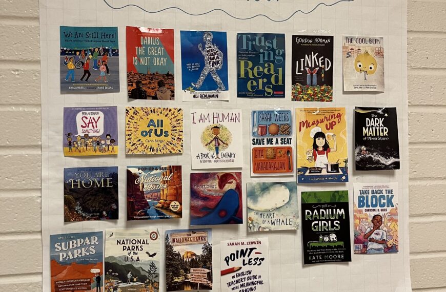 ‘Reading signs’ foster a love of reading in students, staff