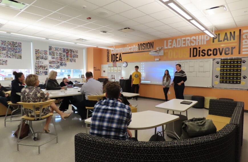 Business leaders mentor TJHS INCubatoredu Entrepreneurship students