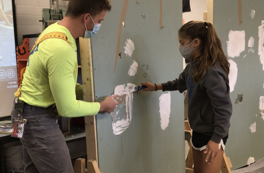 Tech ed teacher finds way to bring realistic home improvement project lessons to classroom