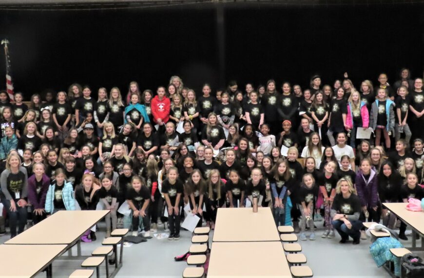 Girls Only Leadership Development (GOLD) Night at Jefferson Hills Intermediate School is a shimmering success