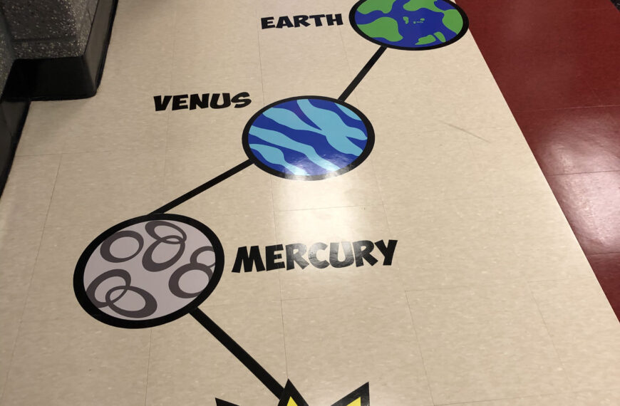 A New Sensory Path at Farmdale Elementary School