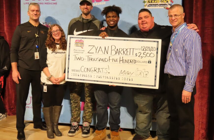 TJHS student receives “Spectacular, Super Special, Stand out Student Award”