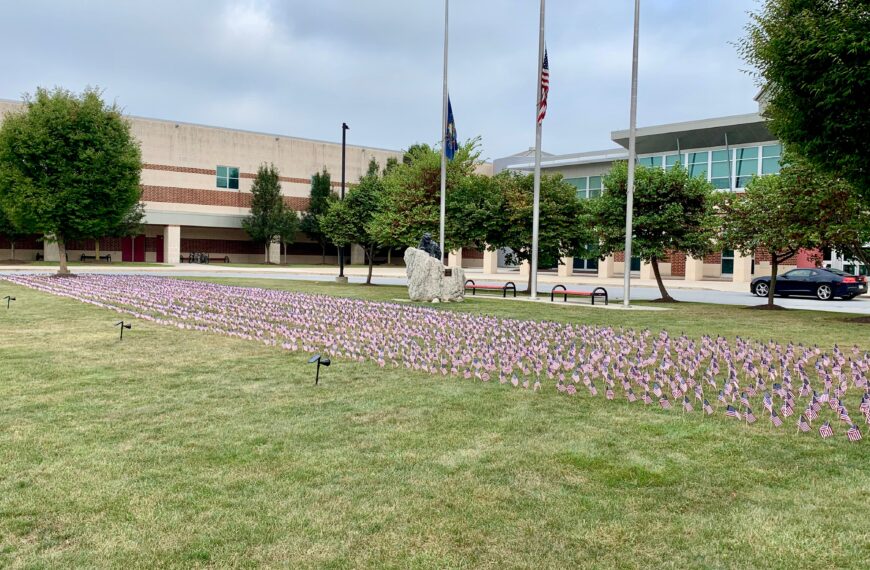 Students create 9/11 memorial for community