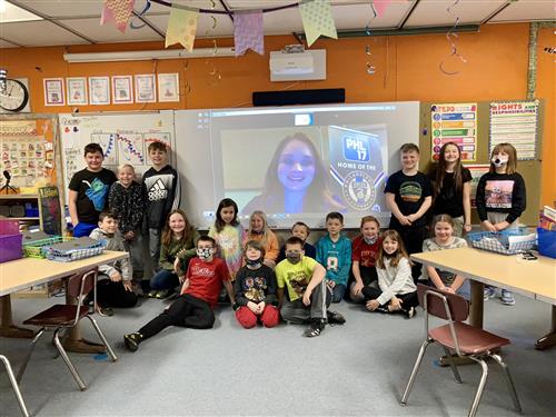 Lesson brings study of weather, meteorologist to class