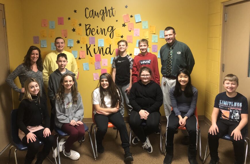 Students “Caught Being Kind” at Penn Middle School