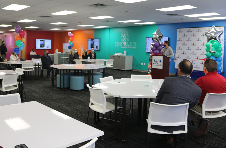 Bucks IU celebrates the grand opening of the New Fab Lab Center
