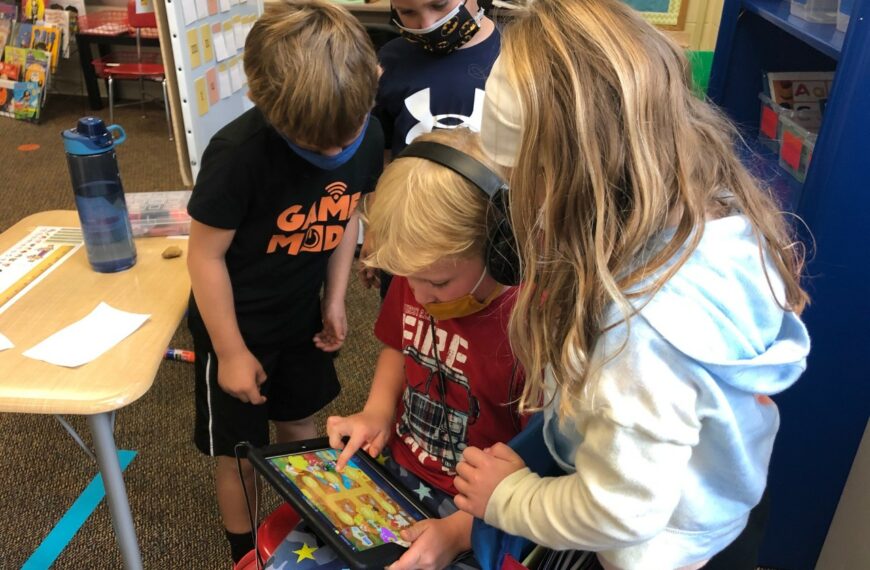 Learning math through play at Ridge Park Elementary