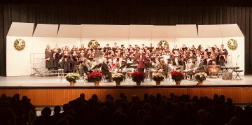 Greater Latrobe Band and Choral Students perform alongside famed River City Brass Band