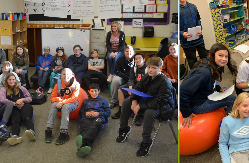 Flexible seating for English Language Arts (ELA)