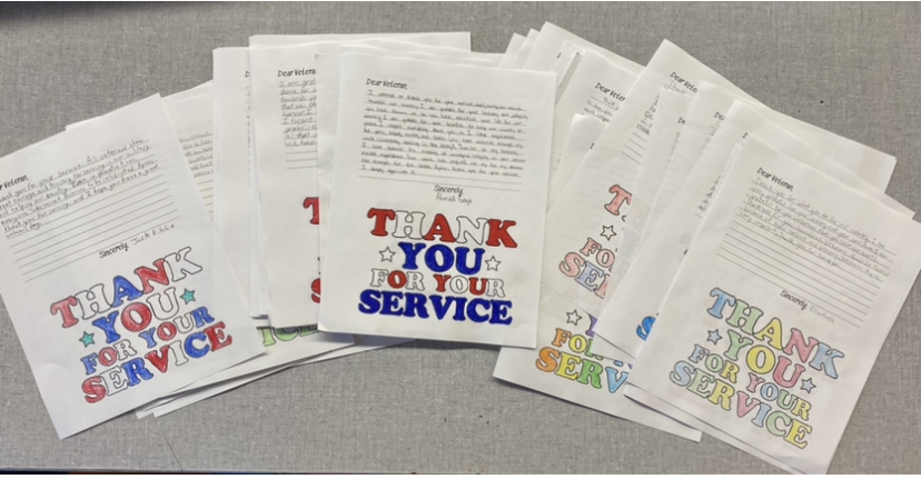 Students raise money, write letters for veterans