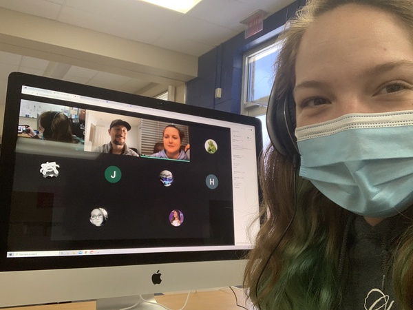 Classes collaborate on literature project