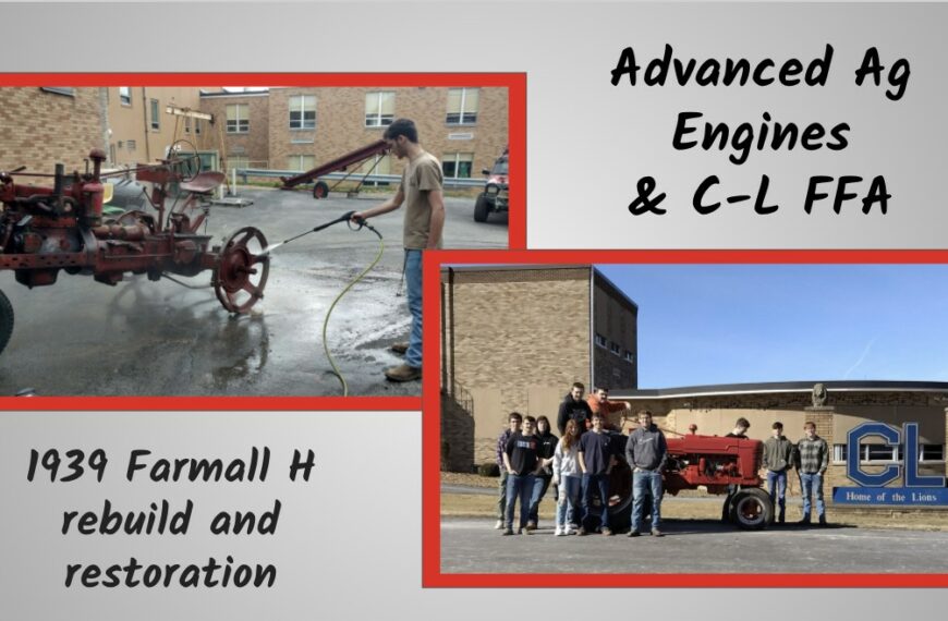 Ag Engines class gets hands-on experience during restoration