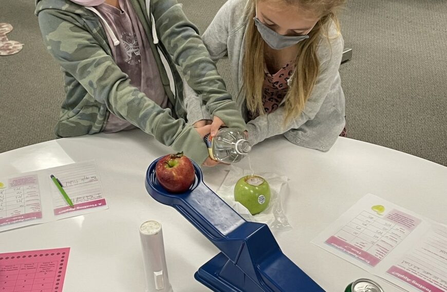 Teacher plants seeds of learning