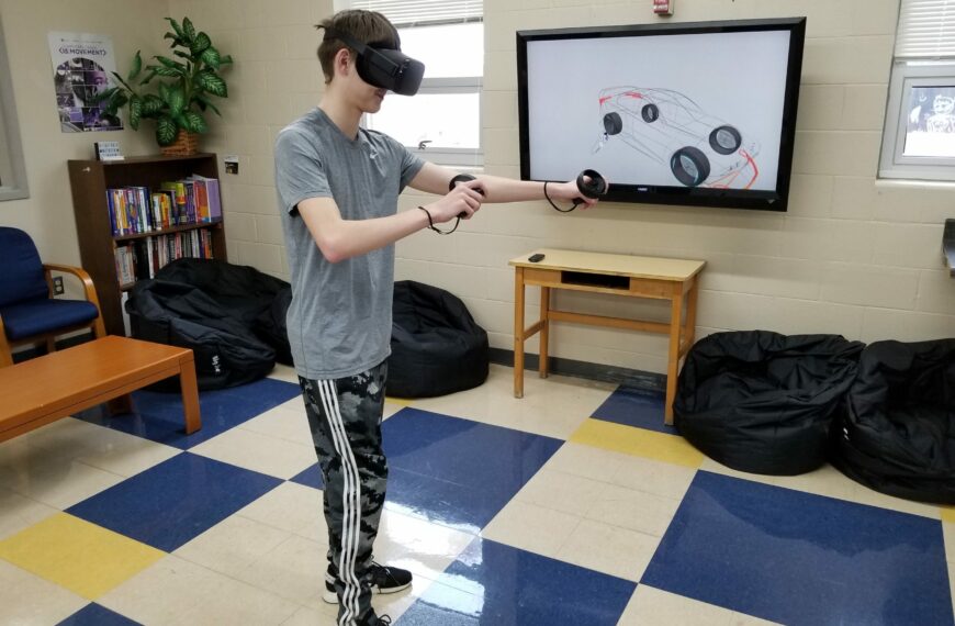 Digital Media Arts students benefit from 3D model in virtual reality