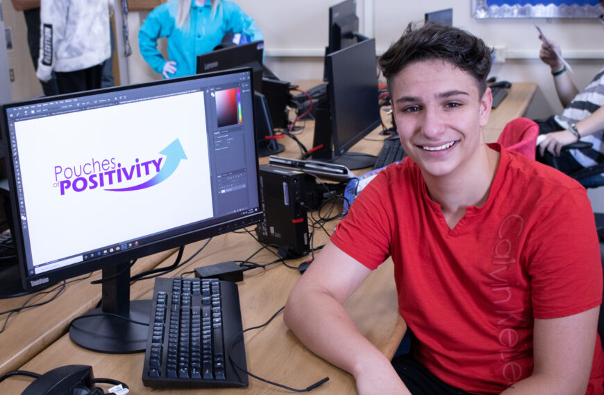 Student designs logo for non-profit organization