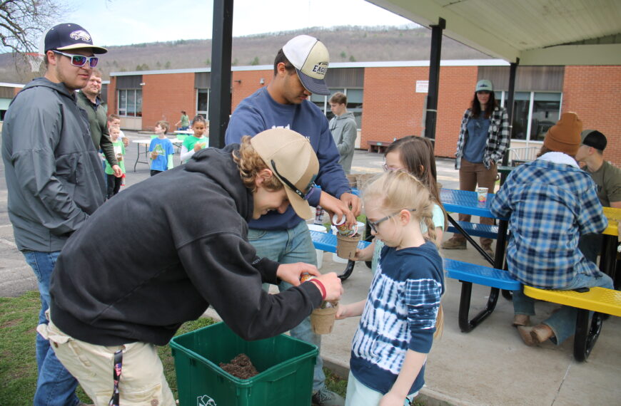 Earth Day celebration at Port Matilda Elementary